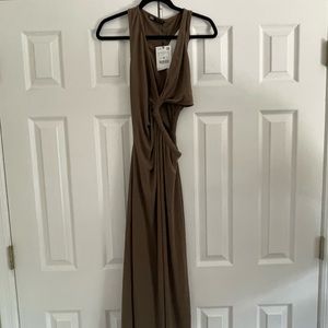 Zara cut out midi dress